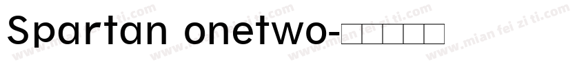 Spartan onetwo字体转换